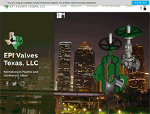 Tablet Screenshot of epitexas.com